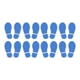 thumbnail image 1 of 5.9x2.5" Footprints Floor Stickers Footprint Wall Stair Decal Sticker, Sky Blue 8 Pairs, 1 of 6