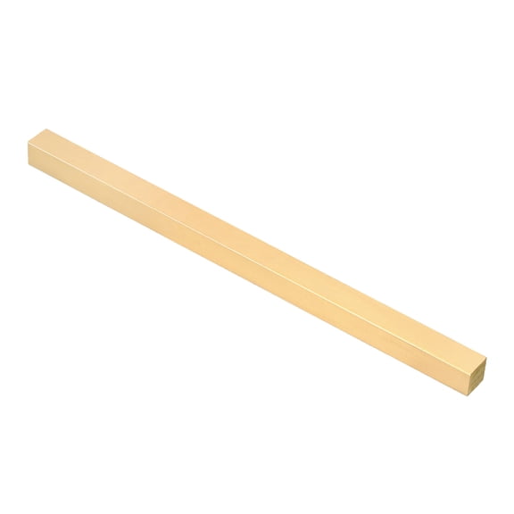 5/9x5/9x10" C36000 Brass Square Bar, Solid Square Mill Stock, Brass