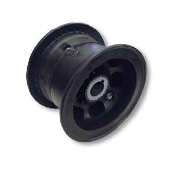 5" AZUSALite Wheel, 4" Wide With Steel Insert for 1" Live Axle