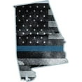 thumbnail image 1 of 5" Alabama State Thin Blue Line AL Tattered American Flag Police 3M Reflective sticker Law, 1 of 3