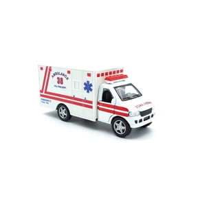 5 Ambulance Diecast Model Toy, but NO Box, Ambulance, Size: 5