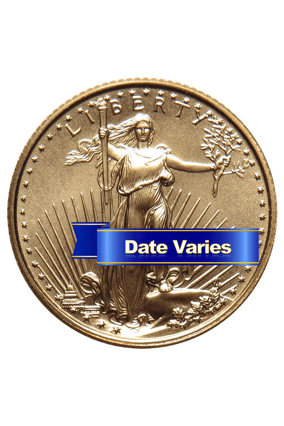 $5 American Gold Eagle 1/10 oz Random Year Brilliant Uncirculated
