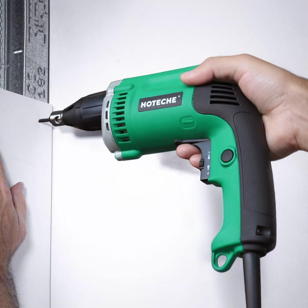 5-Amp Dry Wall Screw Driver, Electric Screwdriver with Variable Speed 0 ...