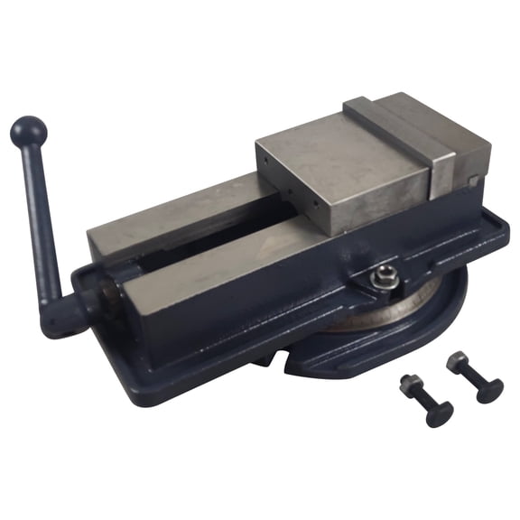 5" Angle-Securing Bench Vise with Base 125mm Jaw Width and 1 Graduated Swivel Base