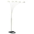 thumbnail image 1 of 5 Arms Arch Floor Lamp - White, 1 of 1