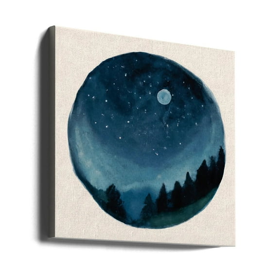 5. Around the World Square Canvas Art | Modern Home Wall Decor 24x24 Canvas - Corporate Office Art