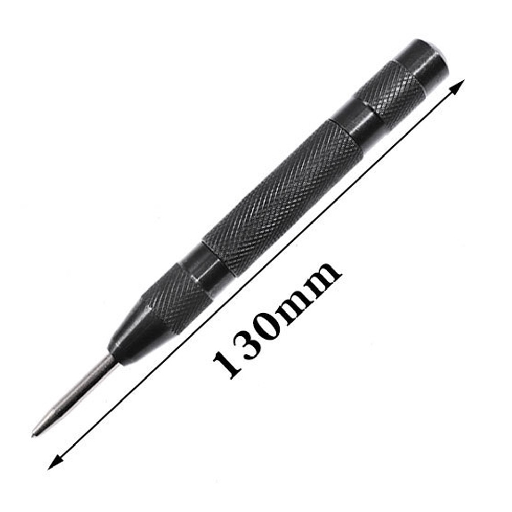 5" Automatic Centre Punch Heavy Duty Tension HSS Tip Dent Marker For