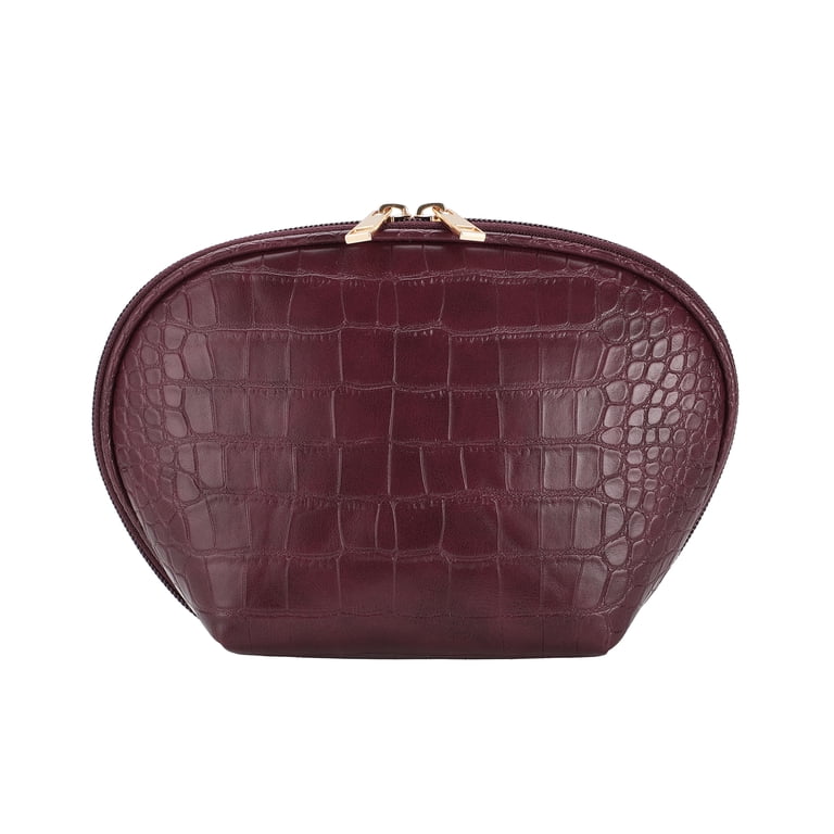 バッグ UNION The Classic Pouch (M's Burgundy) Cosmetic Travel Bag, Wine Red, Women Zipper Pouch, 1 Count