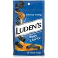 thumbnail image 1 of 5 Bags Of Luden's Honey Licorice Throat Drops 30 Count Each, 1 of 8