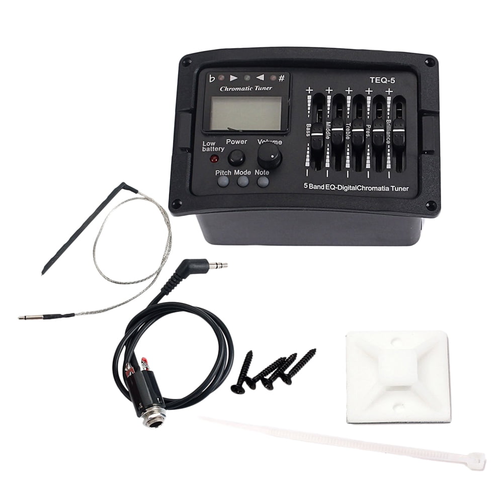 5 Band EQ PreAmp Equalizer Pickup Acoustic Electric Guitar