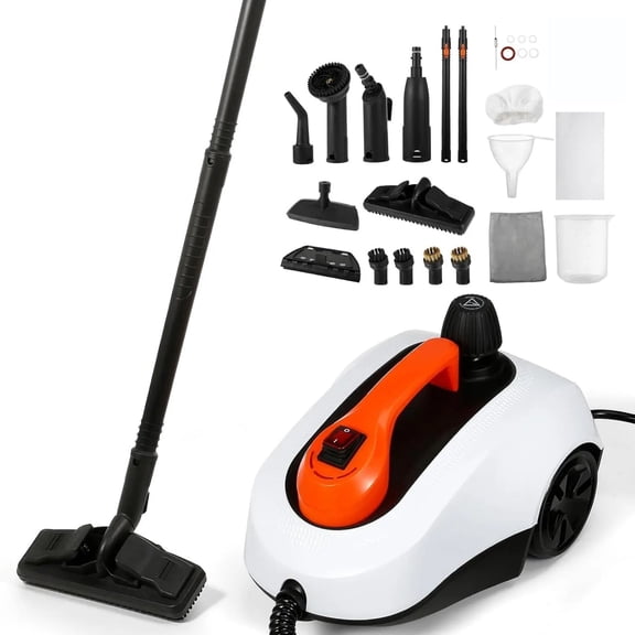 5 Bar High Pressure Steam Cleaner, 1800W Portable 320F Steamer for Car Detailing & Home