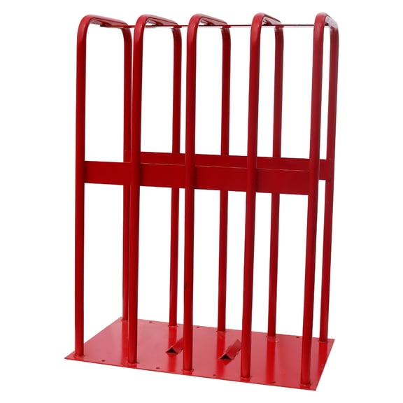 5 Bar Inflation Cage Car Tire Inflation Safety Cage Red
