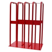 5 Bar Inflation Cage Car Tire Inflation Safety Cage Red