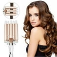 thumbnail image 1 of 5 Barrel Curling Iron,Hair Waver,Ceramic Curling Iron,with ​LCD Temperature Display, 1 of 7