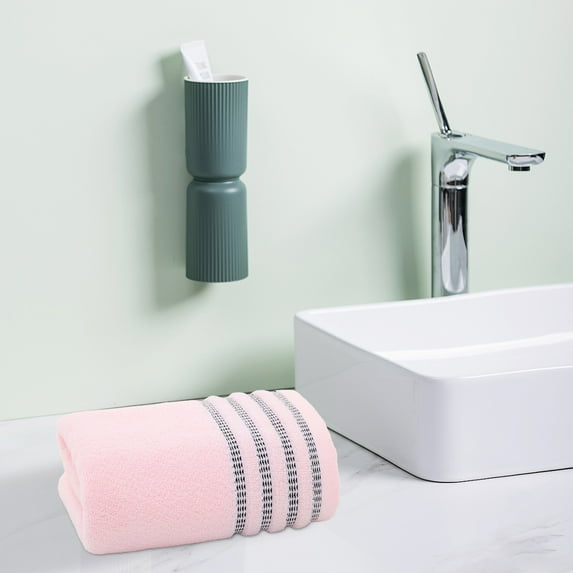 Under $5 Bath Towels, 100% Cotton Towels Large Towel for Sports Elongated Enlarged Thickened Absorbant Quickdry & Lightweight Large Bath Towels 30 X 14Inches