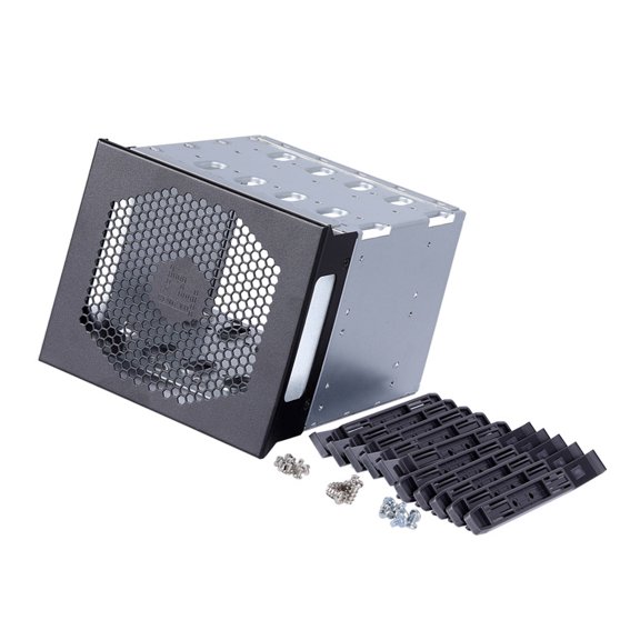 5 Bay 3.5inch Five Disc Hard Drive Cage 3 Chassis Drive Chassis Box Computer Expansion Storage Case Enclosure Holder