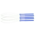 thumbnail image 1 of 5 Beads Feather Hair Bun extension Tool Loop Hook Pulling Blue, 1 of 7