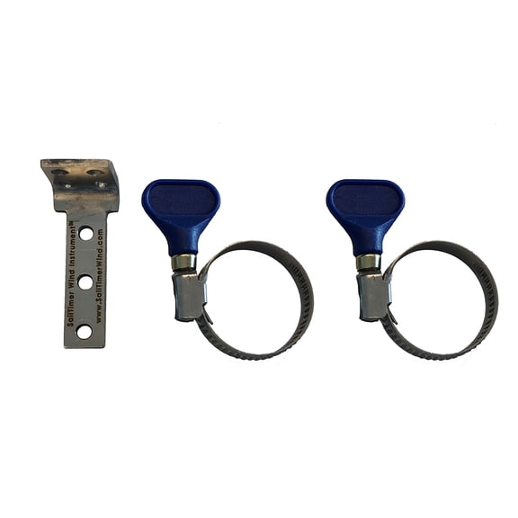 5" Black Contemporary L-Bracket for Vertical Mounting Surfaces