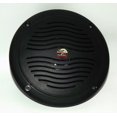 thumbnail image 1 of 5" Black Dual Cone Waterproof Marine Speaker - Round Integral Grill Spa RV Boat, 1 of 4
