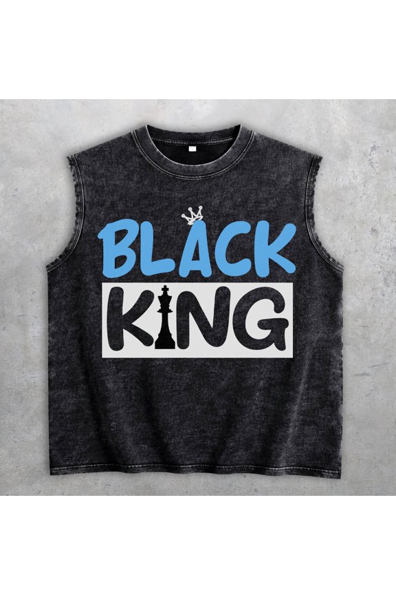 5 Black University Blue 5s Washed Shirt, Black King Chess, Shirts Match Sneakers