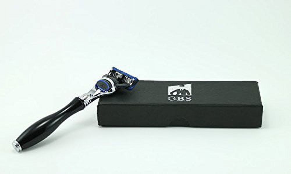 5 Blade Black Razor with Chrome -- From GBS