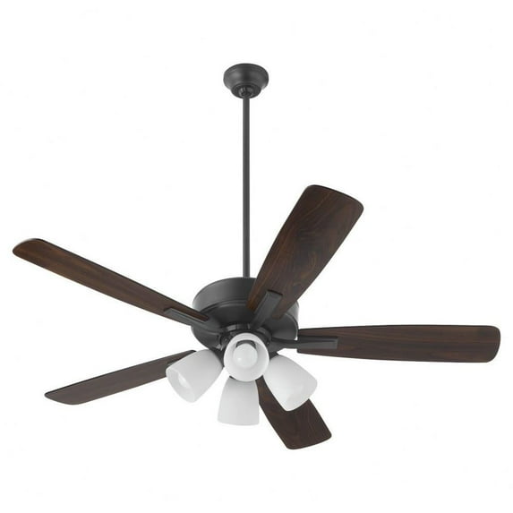 5 Blade Ceiling Fan with Light Kit-18.25 inches Tall and 52 inches Wide Bailey Street Home 183-Bel-5055095