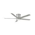 thumbnail image 1 of 5 Blade Ceiling Fan with Light Kit in Transitional Style-10.5 inches Tall and 52 inches Wide-Brushed Nickel Finish Bailey Street Home 81-Bel-4614579, 1 of 1