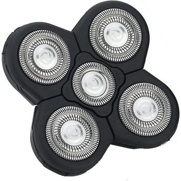 5 Blades Head Shaver Replacement Heads , Razor Replaceable Alternate Floating Washable Blade Trimmers Head, Make Your Shaving More Comfortable And Quick