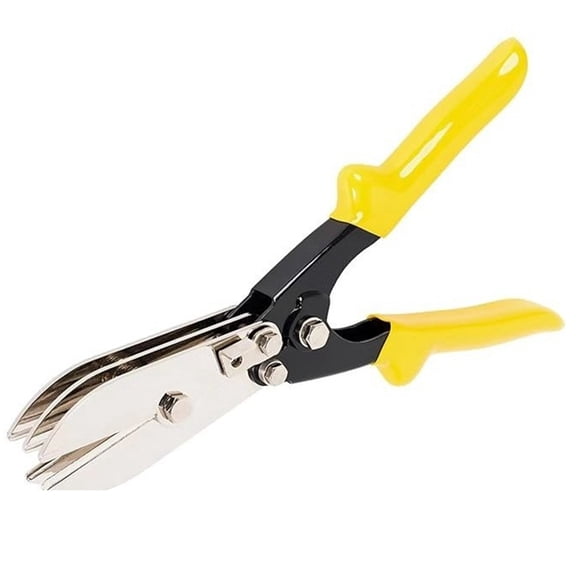 5 Blades Sheet Metal Tools HVAC Tool Duct Crimping Tool Gutter Crimper for 24-28 Gauge Stainless Steel,