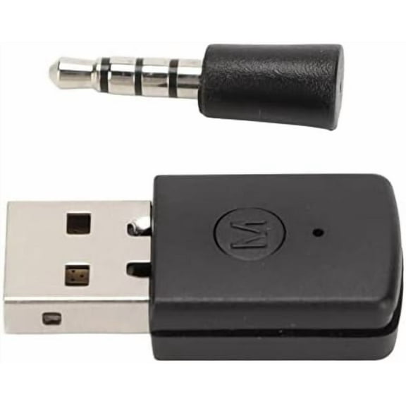 5 Bluetooth Adapter Headset Adapter Abs Bluetooth Adapter Reiver and Transmitter USB Adapter Bluetooth Dongle for for Black