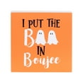 thumbnail image 1 of 5" "Boo In Boujee" Script Block with Ghosts Halloween Shelf Sitter Decoration, 1 of 3