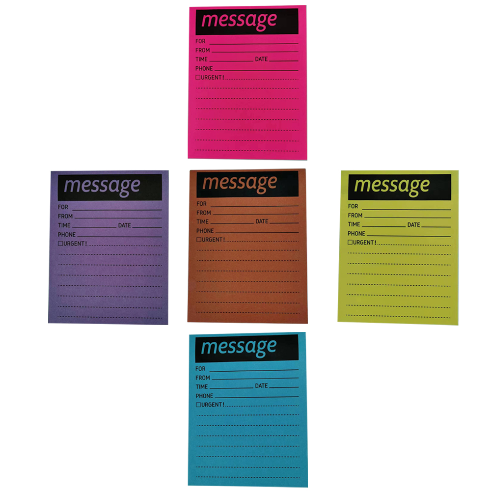 5 Books Message Pad School Memo Stickers Note Pads The List Notebook Office Supplies