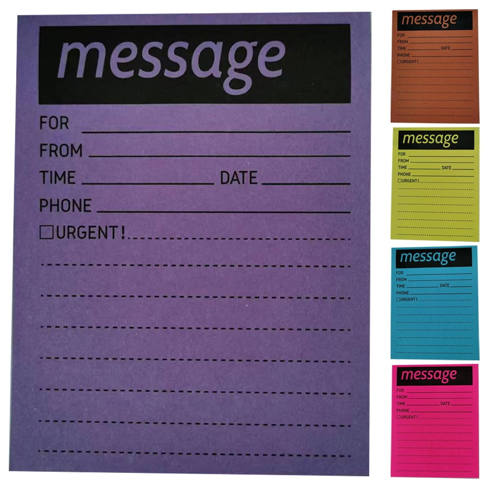 5 Books Multifunction Message Pads Daily Use Memo Pads Portable Note
