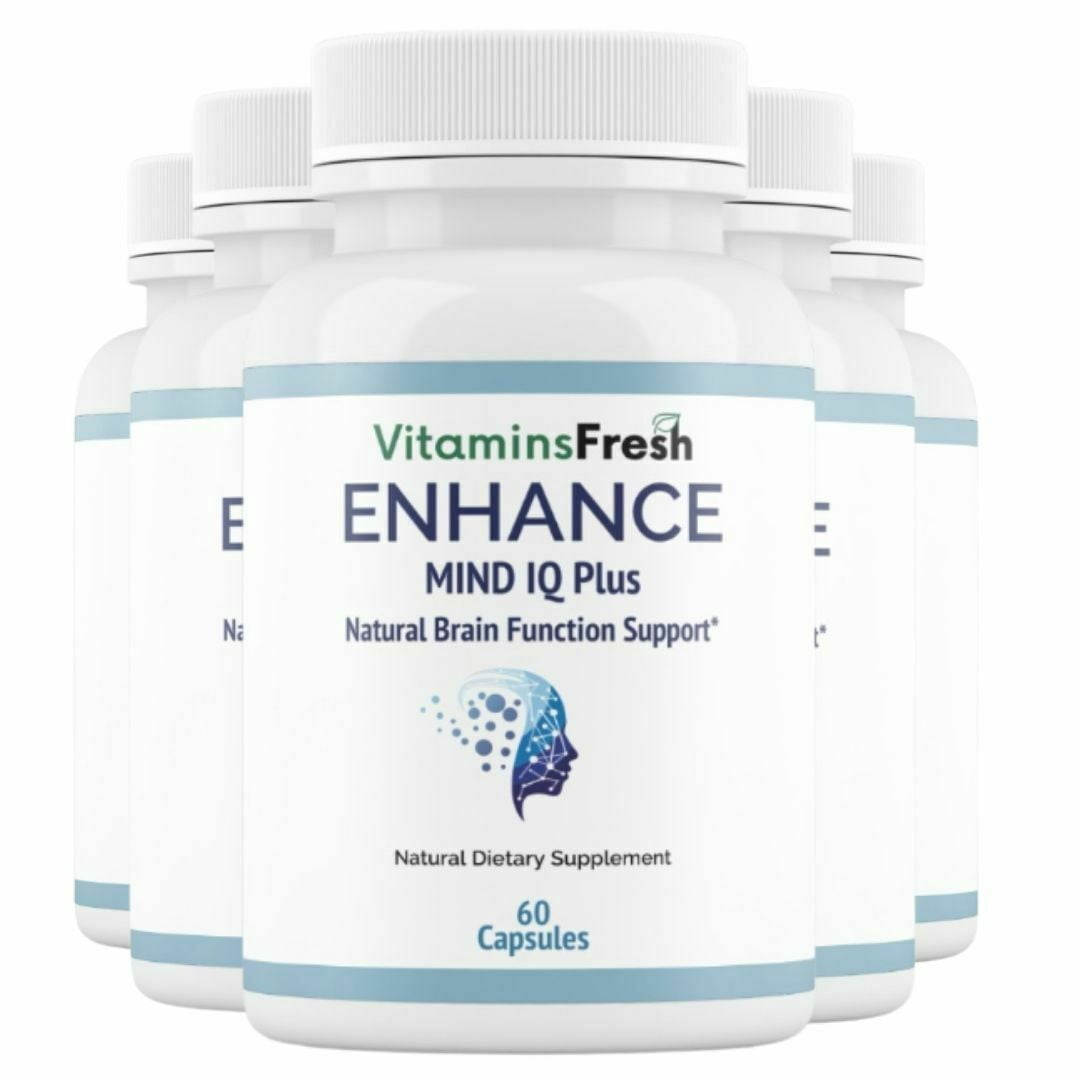 5 Bottles Enhance Mind IQ - 60 Capsule Bottle x 5 - Walmart.com