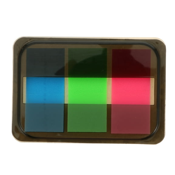 Howooi 5 Boxes Fluorescent Sticky Memo Notes Self-adhesive Notes Memo Pads Index Tabs