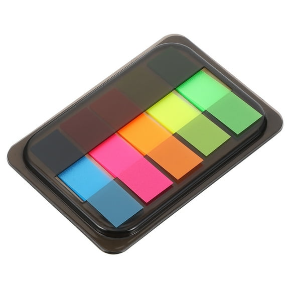 5 Boxes Post Notes Index Sticker 7.3X5X0.3CM Black