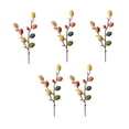 thumbnail image 1 of 5 Branches Easter Egg Decorations Stylish DIY Easter Ornaments Adornments for Home Living Room Mall (Colorful), 1 of 6