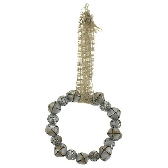 5" Brown Metal Bell Ring Ornament