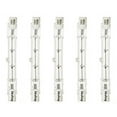 thumbnail image 1 of (5-Bulbs) 120v 100w 100 Watt J Type De T3 78mm Halogen Bulbs 3 1/8'' inch, 1 of 1