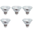 thumbnail image 1 of (5)-Bulbs Clear MR11 12V 10W Precision Halogen Reflector Fiber Optic Light Bulb 12-Volts 10-Watts Anyray A1868Y, 1 of 2