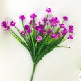 5 Bundles Fake Artificial Flowers Outdoor Garden Porch Window Box Décor