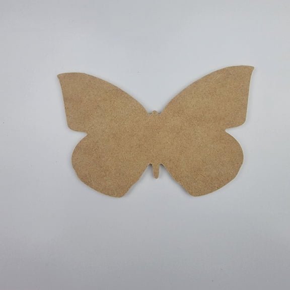 5" Butterfly, Unfinished MDF Art Shape by Wooden Craft Cutouts