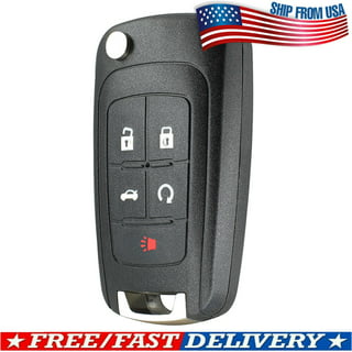 Key Fob Keyless Entry Remote Flip Shell Case & Pad fits Chevy 2010