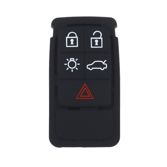 5 Button Rubber Remote Car Key Fob Case Pad for Volvo Xc60 Xc70 V70 S60 S80