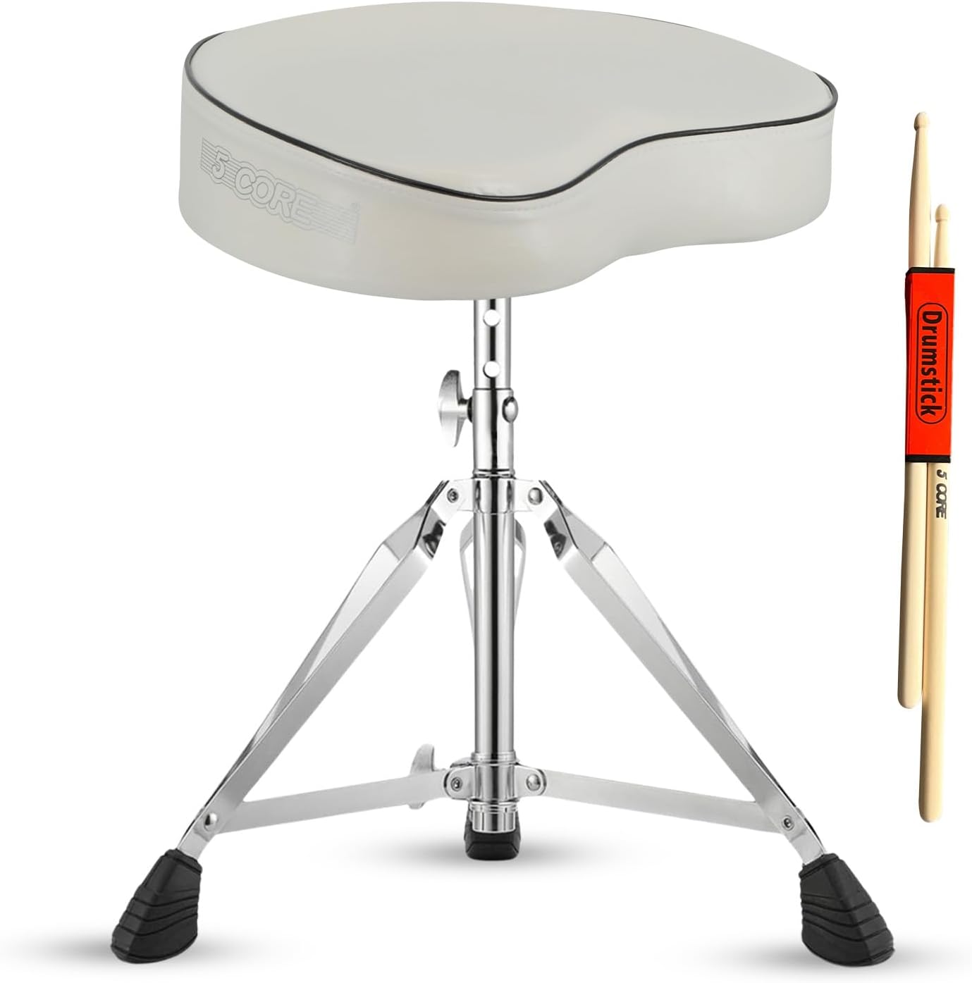 5 CORE Drum Throne Thick Padded Comfortable Guitar Stool with Memory ...
