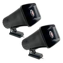 5 Core PA Horn Speaker 2Pc 8 Inch 65W Loud Audio Outdoor Speakers System 8Ohm Reflex Megaphone