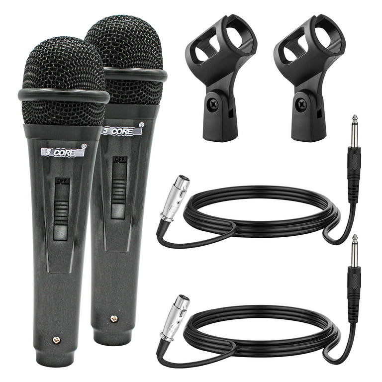 Dynamic Vocal Karaoke Microphone, Handheld Wired Microphone With On/Off  Switch, For Karaoke Machine/Speaker/Amp/Mixer/Pa System
