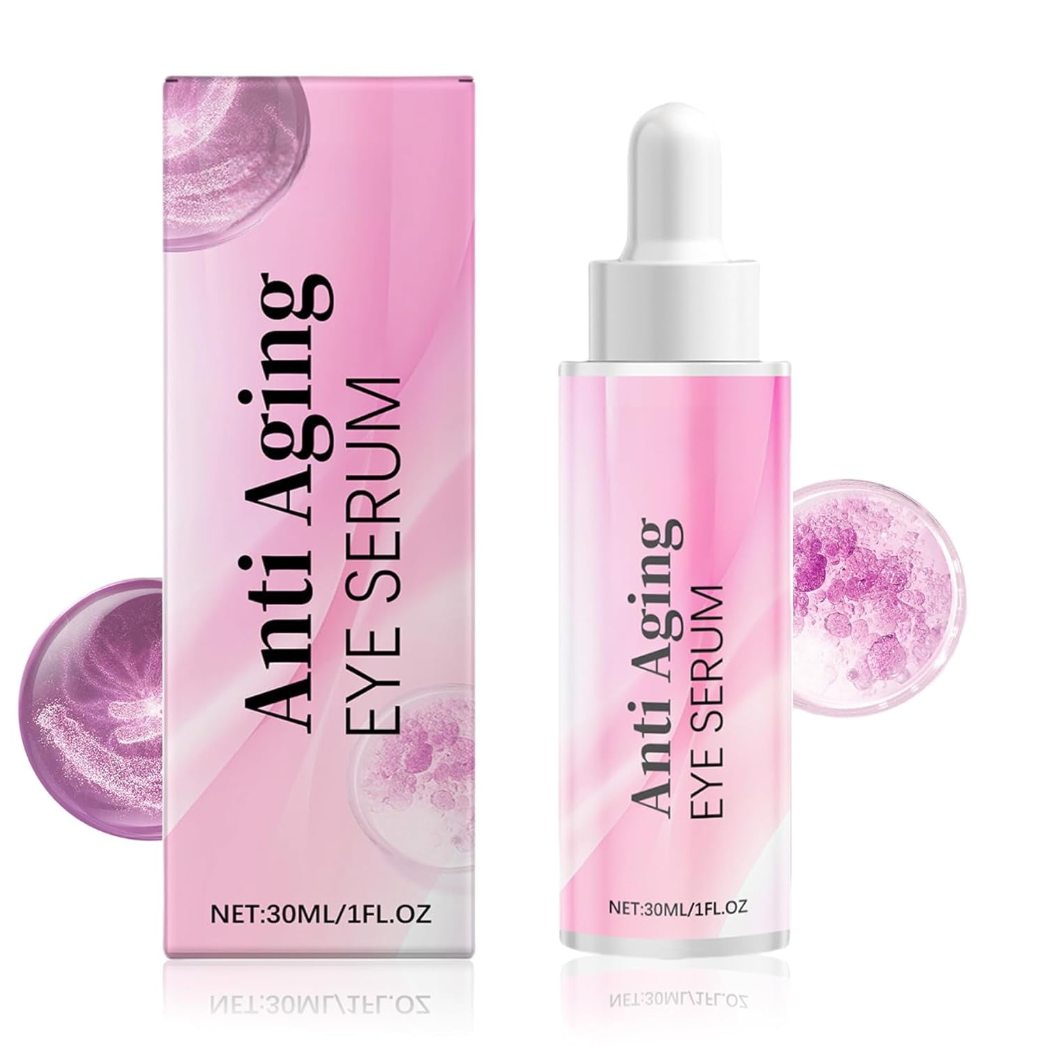 5 Caffeine Eye Cream Eye Serum, Eye Serum Kit for Dark Circles Under