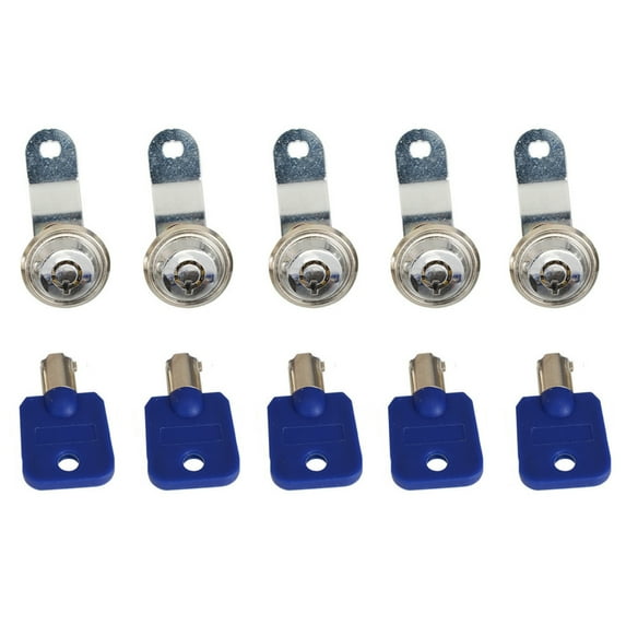 5* Cam Lock 27mm For Pinball Machine Arcade Cabinet Door Cupboard Lock Gaming Device Parts Accessories