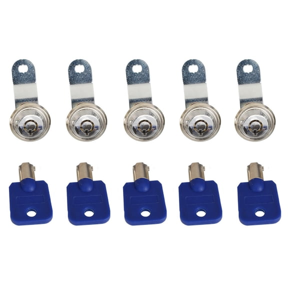 5* Cam Lock 27mm For Pinball Machine Arcade Cabinet Door Cupboard Lock Gaming Device Parts Accessories